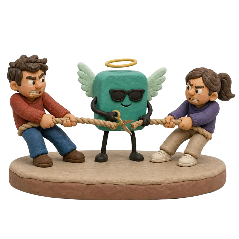 Freelancer and client pulling opposite ways — the problem