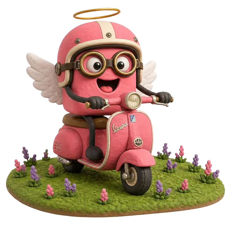 Angel riding freely — flexibility & flow